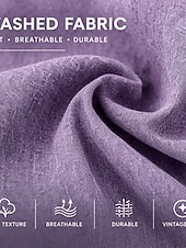 ieftine Cămăși casual inteligente pentru bărbați-Bărbați Cămașă Cămașă casual Camașă cu nasturi Cămașă de spălat cu acid 100% bumbac Albastru piscină Negru Roșu-aprins Bleumarin Mov Manșon scurt Simplu Rever Casual Zilnic Buzunar frontal