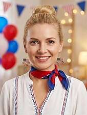 billiga Tillbehör-Örhängen i legering för kvinnor med amerikansk självständighetsdagsmotiv – patriotiska smycken i flera stilar för kvinnor, 7.4 fyrverkerier, flagga, stjärndesigner för högtider, fester och