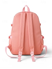 baratos Barn og tenåring ryggsekker-Student's pastel-colored student backpack set, large-capacity polyester backpack, with tote bag and pencil case, large capacity with multiple pockets, available in various colors, cute and adorable ba