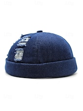 voordelige Herenhoeden-Vintage herenpet van verwassen denim katoen – verkrijgbaar in verschillende kleuren, retro pet voor strandvakantie, dagelijks gebruik en buitenactiviteiten.