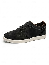 cheap Men-Men's Olive Casual Sneakers Lace-Up Lightweight Comfort Walking Shoes Soft Low Top Footwear for Outdoor Resort, Travel, Weekend Outings and Leisure Wear