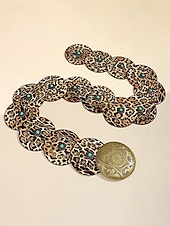preiswerte Damengürtel-Boho-Gürtel mit runden Conchos für Damen, Western-Taillengürtel aus Kunstleder mit türkisfarbenen Nieten, Vintage-Gürtel mit Concho-Verzierung für Kleider, Festivals, Urlaub, Cowgirl-Look und lässige