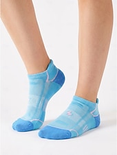 baratos Meias femininas-Meias femininas de cano curto, 6 pares, acolchoadas em algodão, para corrida, respiráveis e ideais para uso diário, academia, caminhada e fitness.