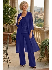 economico impacchi della madre-Shrug in Chiffon a Manica Trequarti Cappotto per Festa Sera Madre della Sposa Invitati al Matrimonio Semplice Wrap Nuziale in Colore Puro per impressionare