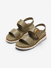 economico Sandali Comodi-Sandali comodi da donna neri con supporto per l'arco plantare - sandali leggeri con cinturino e fibbia, comodi per tutto il giorno, con suola antiscivolo, ideali per camminare e viaggiare.