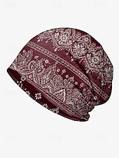tanie Kapelusze damskie-Damski kapelusz z siateczki poliestrowej w stylu boho, może być kominem, wielofunkcyjnym letnim nakryciem głowy i ozdobą na szyję, lekki, oddychający, idealny na podróże i na co dzień na świeżym