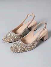 halpa Slingback-kengät-naisten kultaiset satiinikorkosandaalit - tyylikkäät perhosleikkauksella koristellut pukukengät strassikivillä &amp;nilkkahihna cocktail-juhliin, iltatanssiaisiin &amp;häävieras