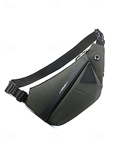 economico Borselli da uomo-Borsa a tracolla da uomo, in poliestere resistente e impermeabile con tracolla regolabile, design moderno e minimalista, ideale per gli spostamenti in città, i viaggi e l'uso quotidiano.