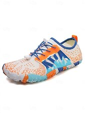 cheap Men-Men's Blue Water Shoes - Quick-Dry Barefoot Aqua Sneakers - Breathable Non-Slip Outdoor Shoes for Water Activities, Beach Walking, Swimming and Vacation Travel