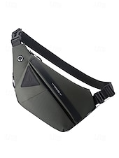 economico Borselli da uomo-Borsa a tracolla da uomo, in poliestere resistente e impermeabile con tracolla regolabile, design moderno e minimalista, ideale per gli spostamenti in città, i viaggi e l'uso quotidiano.