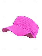 voordelige Dameshoeden-Damespet met elastische polyester klep, gemaakt van stretchstof voor casual buitenactiviteiten, reizen en vakanties, verkrijgbaar in verschillende kleuren, comfortabele zomerpet voor dames