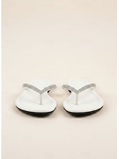 billige Sklisandaler-damesandaler med strass – glitrende sommersko i flip-flop-stil for uformelle dater og hverdagsstil