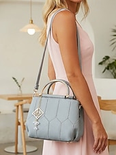 ieftine Genți Totes-Geantă de damă din piele ecologică, geantă multicoloră cu pandantiv tip ciucure, curea reglabilă pentru mânerul superior, umăr, crossbody, cadouri pentru întâlniri, purtare zilnică