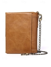 economico Portafogli-Portafoglio da uomo in vera pelle – organizer per carte, contanti e monete, design classico e resistente, ideale per lavoro e tempo libero, per l'uso quotidiano e i viaggi, disponibile in diversi