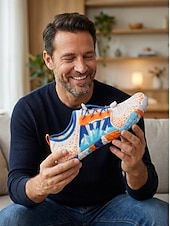 cheap Men-Men's Blue Water Shoes - Quick-Dry Barefoot Aqua Sneakers - Breathable Non-Slip Outdoor Shoes for Water Activities, Beach Walking, Swimming and Vacation Travel