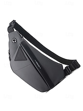 economico Borselli da uomo-Borsa a tracolla da uomo, in poliestere resistente e impermeabile con tracolla regolabile, design moderno e minimalista, ideale per gli spostamenti in città, i viaggi e l'uso quotidiano.