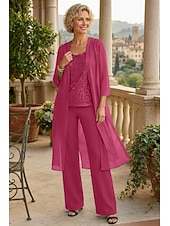 economico impacchi della madre-Shrug in Chiffon a Manica Trequarti Cappotto per Festa Sera Madre della Sposa Invitati al Matrimonio Semplice Wrap Nuziale in Colore Puro per impressionare