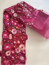 preiswerte Bodenlänge-A-Linie Bodenlang Spitzenkleid Brautmutterkleid Langarm Rundhalsausschnitt Illusionsausschnitt Elegant Vintage Formell Hochzeitsgast Hochzeitsfeier Chiffon Spitze mit Blumenmuster 3D-Blumen Stickerei