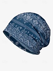 tanie Kapelusze damskie-Damski kapelusz z siateczki poliestrowej w stylu boho, może być kominem, wielofunkcyjnym letnim nakryciem głowy i ozdobą na szyję, lekki, oddychający, idealny na podróże i na co dzień na świeżym