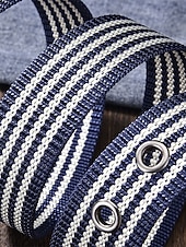 voordelige Herenriemen-Stevige, verstelbare herenriem van polyester met gesp, duurzame riem in meerdere kleuren, ideaal voor strandvakantie of dagelijks gebruik. &amp;outdoor sportkleding