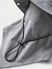 economico Cappelli da uomo-Cappello da sole da uomo per avventure all'aria aperta, con visiera regolabile, protezione UV, rete traspirante, ideale per viaggi, escursioni e pesca per uomini maturi.