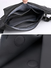 economico Borselli da uomo-Borsa a tracolla da uomo, in poliestere resistente e impermeabile con tracolla regolabile, design moderno e minimalista, ideale per gli spostamenti in città, i viaggi e l'uso quotidiano.