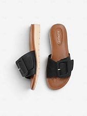 economico Sandali Comodi-Sandali da donna modello mandorla comodi con supporto per l'arco plantare - sandali leggeri e comodi per tutto il giorno con cinturino regolabile e suola antiscivolo per interni, passeggiate e viaggi