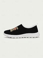 voordelige Vrouwenschoenen-Dames instapschoenen ter ere van het Amerikaanse jubileum - ademend &amp;Lichtgewicht casual sneakers van mesh met "1776-2026" &amp;Print met de Amerikaanse vlag, ideaal voor Onafhankelijkheidsdagparades en