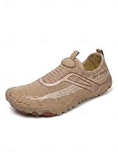 abordables Hommes-Chaussures aquatiques jaunes pour hommes - baskets minimalistes à séchage rapide - chaussures d'extérieur respirantes et antidérapantes pour les activités nautiques, les promenades sur la plage, la natation et les voyages de vacances