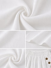abordables Pantalones de pierna recta-Mujer Perneras anchas Chinos Corte Recto Vacaciones Moda Ropa de calle Longitud total Alta cintura Plano Bolsillo Cintura elástica Confortable Suave Cómodo Microelástico Exterior Vacaciones Calle