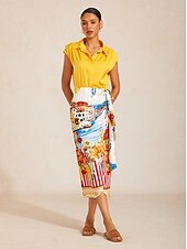 cheap Blouses &amp; Shirts-Silky Satin Sleeveless Wide Shoulder Top
