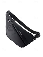 economico Borselli da uomo-Borsa a tracolla da uomo, in poliestere resistente e impermeabile con tracolla regolabile, design moderno e minimalista, ideale per gli spostamenti in città, i viaggi e l'uso quotidiano.