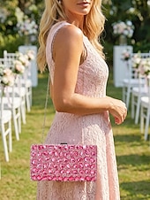 preiswerte Clutches &amp; Taschen für die Abendgarderobe-Luxuriöse Damen-Abendclutch mit Strasssteinen, goldfarbene, kristallverzierte Handtasche mit festem Rahmen und Kettenriemen für formelle Hochzeiten, Cocktailpartys und Galaveranstaltungen
