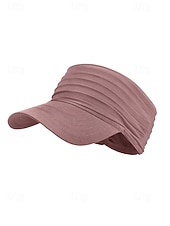 voordelige Dameshoeden-Damespet met elastische polyester klep, gemaakt van stretchstof voor casual buitenactiviteiten, reizen en vakanties, verkrijgbaar in verschillende kleuren, comfortabele zomerpet voor dames