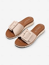economico Sandali Comodi-Sandali da donna modello mandorla comodi con supporto per l'arco plantare - sandali leggeri e comodi per tutto il giorno con cinturino regolabile e suola antiscivolo per interni, passeggiate e viaggi