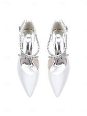 preiswerte Pumps mit Blockabsatz-Smaragdgrüne Satin-Pumps mit Blockabsatz – elegante Schuhe mit Strassriemen für Cocktailpartys und Abendveranstaltungen