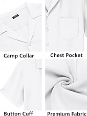 preiswerte Baumwoll-Leinenhemd-Herren Leinenhemd Zweiteilig Hemd Set Und Shorts Leinenshorts Strandshorts Set Einfach Einheitliche Farbe Lässig Täglich Outdoor Umlegekragen Kurzarm Sommer Mode Lässig Bequem Bekleidung