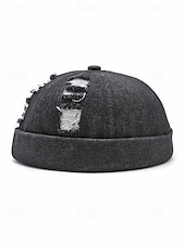 voordelige Herenhoeden-Vintage herenpet van verwassen denim katoen – verkrijgbaar in verschillende kleuren, retro pet voor strandvakantie, dagelijks gebruik en buitenactiviteiten.