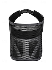 cheap Men's Hats-Men's Breathable Mesh Visor Cap Adjustable Sun Hat Lightweight Polyester Sports Golf Visor for Outdoor Fishing Running Tennis Beach Travel Summer UV Protection