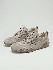 Χαμηλού Κόστους Γυναικεία Sneakers-Γυναικεία ροζ mesh casual παπούτσια - slip-on sneakers, άνετα, αναπνεύσιμα υποδήματα για καθημερινή χρήση, περπάτημα, πεζοπορία &amp;ταξίδι