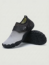 preiswerte Frauen-Bequeme blaue Damen-Wasserschuhe mit rutschfester Sohle &amp;Magic Tape – atmungsaktive, schnelltrocknende Schuhe zum Wandern, für Strand, Pool und Schnorcheln &amp;Wassersport