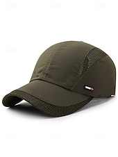 ieftine Pălării pentru bărbați-Șapcă de baseball pentru bărbați din poliester cu uscare rapidă, pălărie de soare reglabilă, respirabilă, multicoloră, pentru pescuit în aer liber, călătorii, vacanțe și ținute casual zilnice