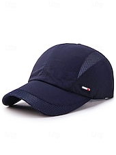 ieftine Pălării pentru bărbați-Șapcă de baseball pentru bărbați din poliester cu uscare rapidă, pălărie de soare reglabilă, respirabilă, multicoloră, pentru pescuit în aer liber, călătorii, vacanțe și ținute casual zilnice