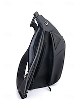 economico Borselli da uomo-Borsa a tracolla da uomo, in poliestere resistente e impermeabile con tracolla regolabile, design moderno e minimalista, ideale per gli spostamenti in città, i viaggi e l'uso quotidiano.