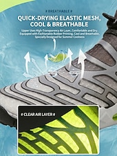 economico Donne-Scarpe da acqua da donna verdi e colorate con stampa geometrica - calzature slip-on larghe in mesh traspirante ad asciugatura rapida, scarpe a piedi nudi antiscivolo per spiaggia, snorkeling e nuoto