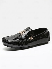 cheap Men-Men's Red Loafers for Resort Evenings - Lightweight Comfort Slip-On Dress Shoes - Elegant Vacation Footwear for Seaside Dinners, Holiday Parties and Smart Casual Evening Wear