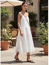 abordables Sandalias deslizantes-Sandalias planas marrones con cordones para mujer, cómodas sandalias de cuero con tiras que se atan al tobillo, ideales para cruceros y fiestas en yates. &amp;Escapadas de lujo al Mediterráneo en verano