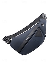economico Borselli da uomo-Borsa a tracolla da uomo, in poliestere resistente e impermeabile con tracolla regolabile, design moderno e minimalista, ideale per gli spostamenti in città, i viaggi e l'uso quotidiano.