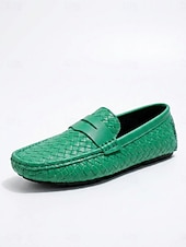 baratos Homens-Mocassins masculinos brancos estilo penny loaf - sapatos leves e macios, fáceis de calçar - calçado refinado para noites de resort, jantares de férias, encontros na praia e um estilo elegante e descontraído.
