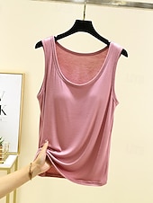  Women's Cold Shoulder Tops Texture Solid Color Casual Sleeveless Regular Tops Casual Light Blue Iron Gray Peacock Green Black Lotus Root Pink Summer Spring
